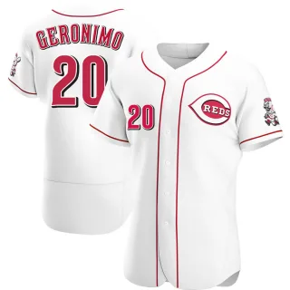 Authentic Men's Cesar Geronimo Cincinnati Reds Home Jersey - White