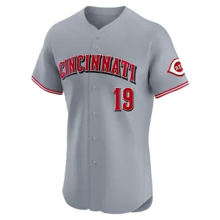 Elite Men's Joey Votto Cincinnati Reds Road Jersey - Gray