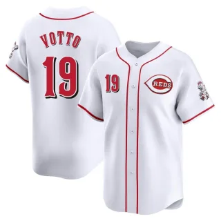 Limited Youth Joey Votto Cincinnati Reds Home Jersey - White