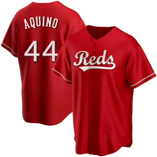 Cincinnati Reds Aristides Aquino White 2022 Field of Dreams Replica Jersey  – US Soccer Hall